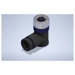 W & P Products 94643 Sensor-/Aktor-Steckverbinder M12 Kupplung, gewinkelt Polzahl Sensoren: 4 1 St.