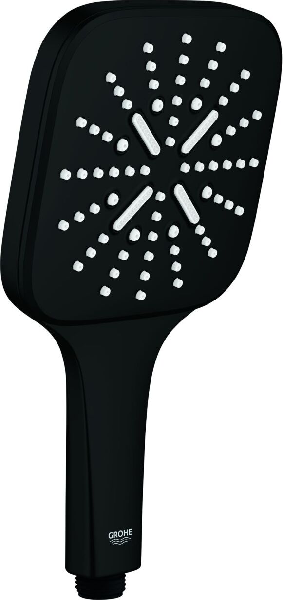 Grohe Handbrause Rainshower 130, SmartActive Cube 26582 8,5l matt black, 265822430 265822430
