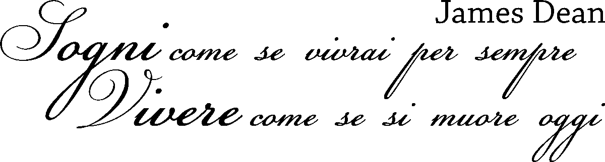 Ambiance-sticker Sticker Sempre vivere - James Dean