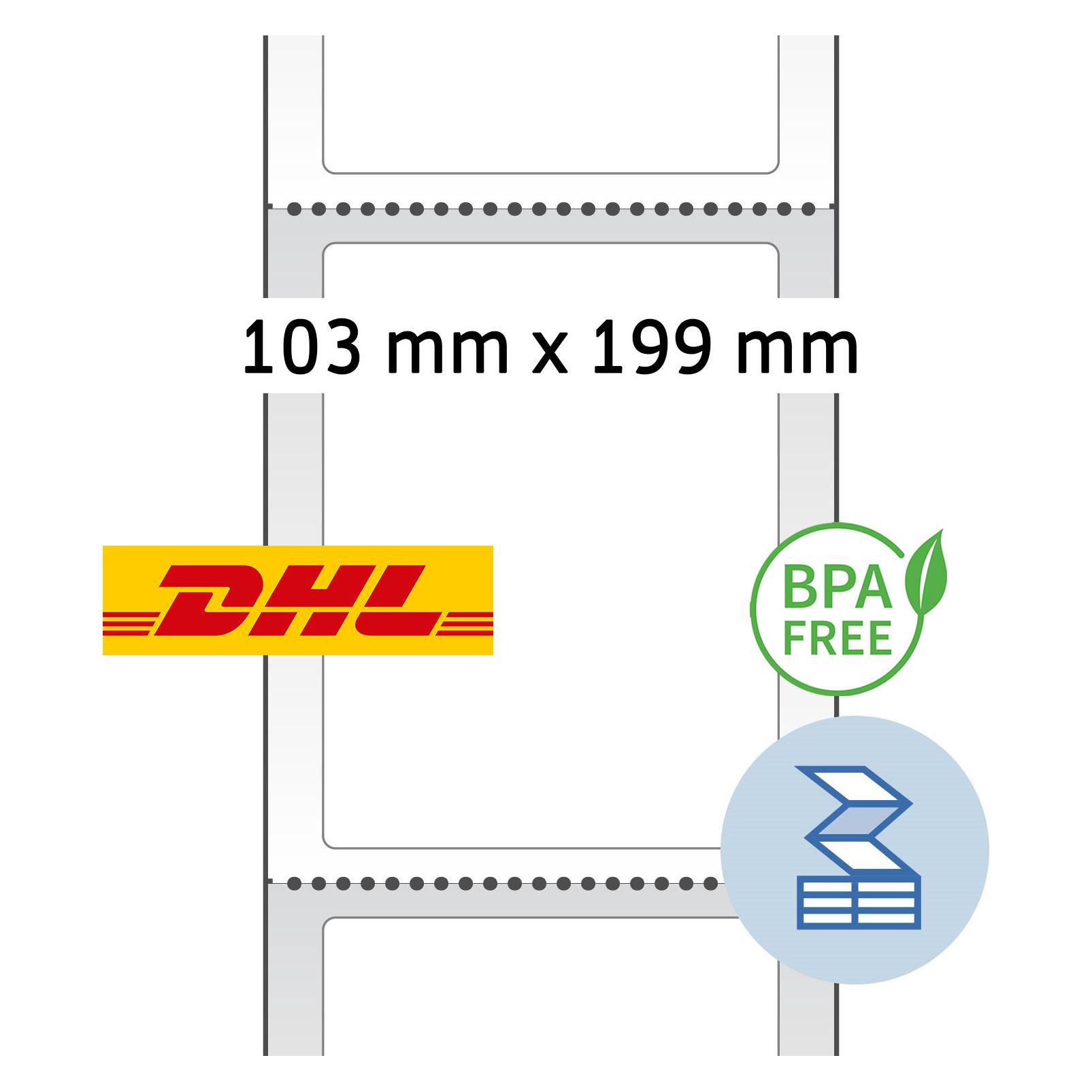 Herma Thermodirekt-Versandetiketten, 103 x 199 mm (58506)