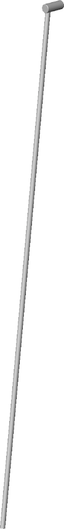 Dornbracht tirant avec tige, eb-tara - 04208903580-09 laiton