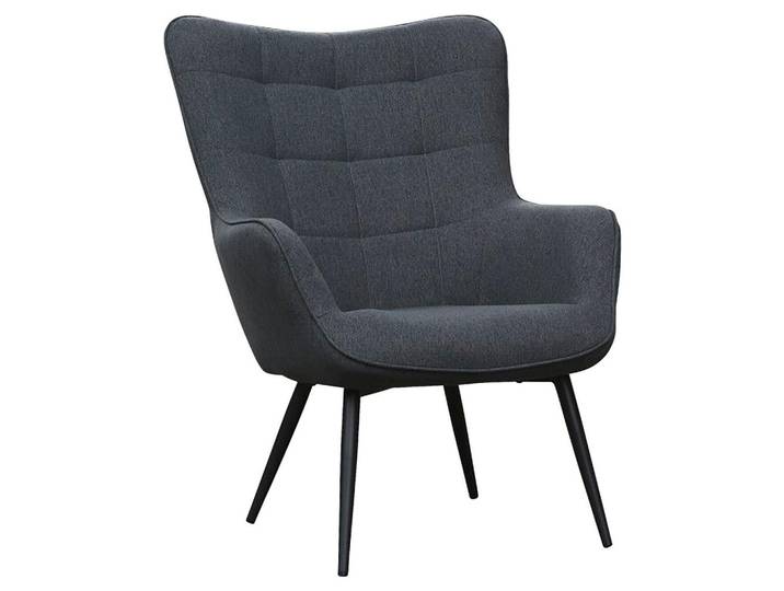 Mid.you Sessel Uta, Dunkelgrau, Metall, 72x97x80 cm, Fsc, erweiterbar (Typenauswahl), Wohnzimmer, Sessel, Sonstige Sessel