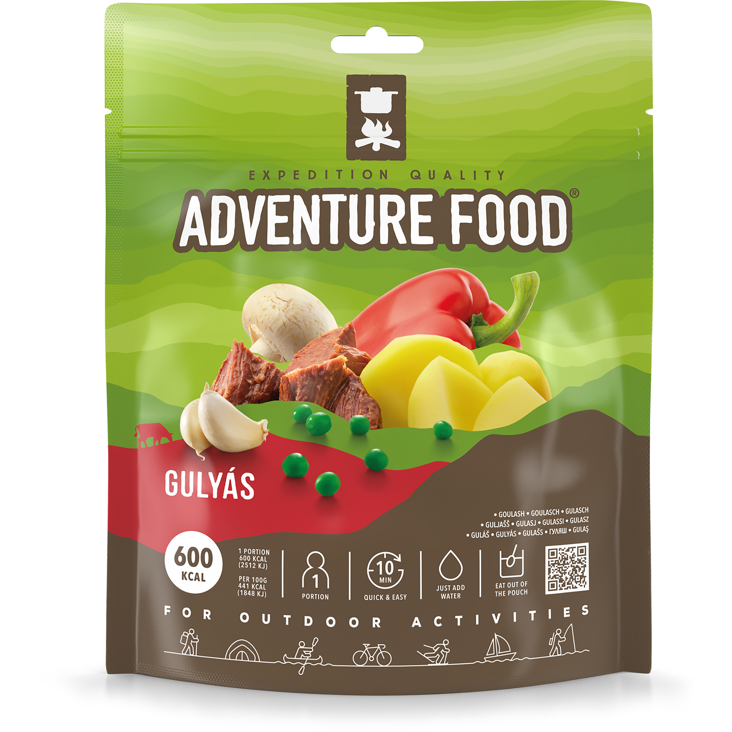 Adventure Food Gulyas Trekkingnahrung Größe Einzelpackung