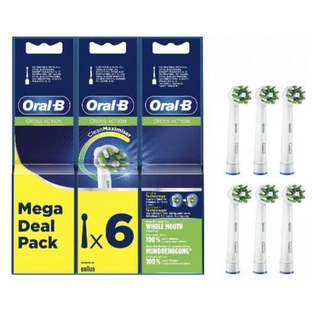Oral-B Electric Toothbrush Refill Cross Action Pro (6x) (92855)