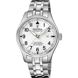 Festina Automatik Herren Automatik F20151/A - silber - 43.5mm
