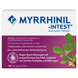 MYRRHINIL-INTEST 50 St Überzogene Tabletten