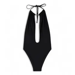EA7 für Damen. 7W001061_AF20663 Wassersport-Badeanzug schwarz (L), Lässig, Synthetisch, Strandbekleidung, Ärmellos / Hosenträger