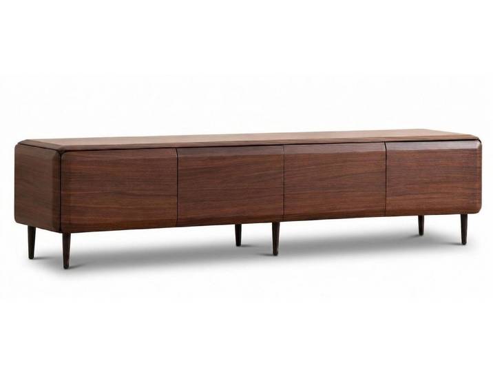 JVmoebel Lowboard TV-Möbel Modern Dunkelbraun Trendig Standmodell Edel Solide Schlank, Made in Europa