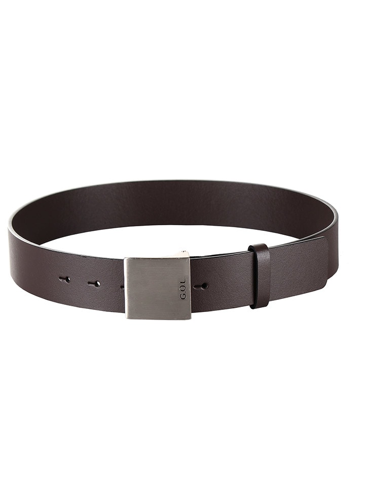 G.O.L.® FINEST COLLECTION Leder-Gürtel in Braun - 70