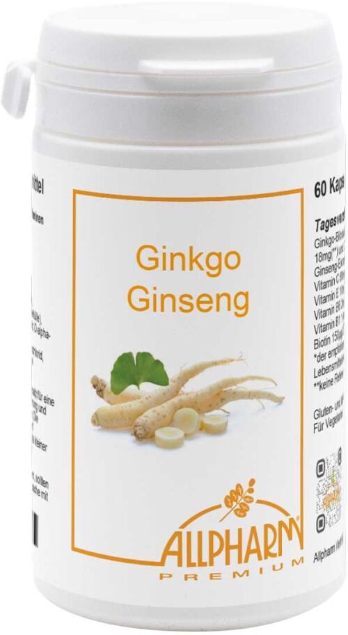 Ginkgo+ginseng Premium Kapseln