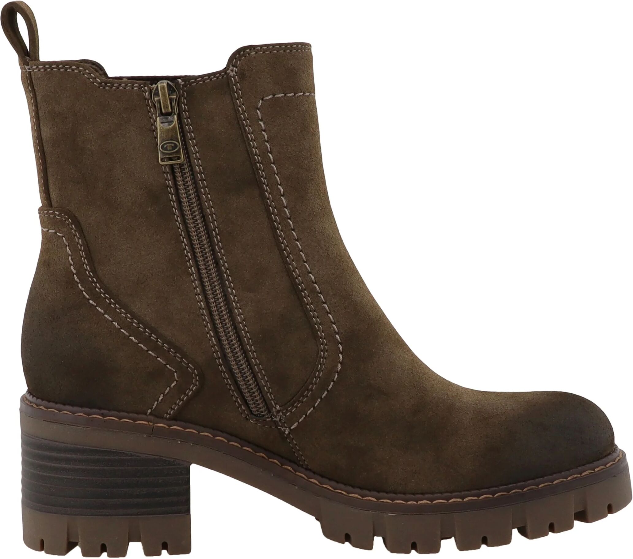 Tom Tailor Velours-Boots - Gr. 37 - braun