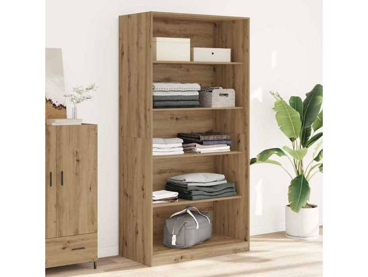 Style Élégance Chic - Armoire de rangement pour chambre Garde-robe - chêne artisanal - 100x50x200cm - Bois d'ingénierie &FR23026