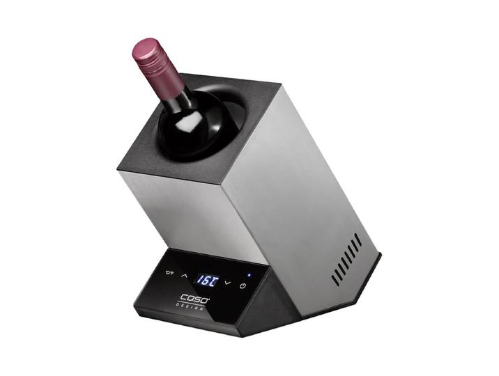 Caso Winecase One Inox Weinkühler Silber