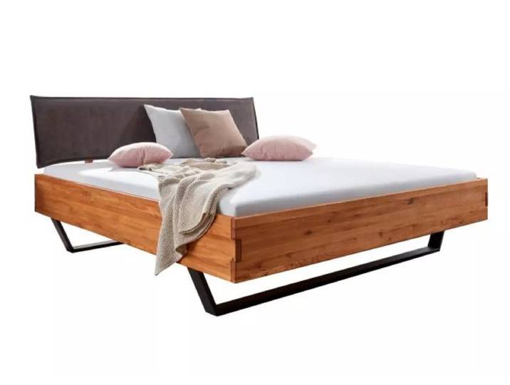 Main Möbel Massivholzbett Doppelbett 'Amelie' 180x200cm Wildeiche massiv