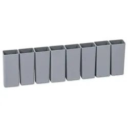 PROREGAL 5x Ausgleichsset für NextGen Euroboxen (HxBxT 12x40x60cm) bestehend aus 8x Einsatzkästen 0403-100