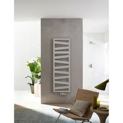 Zehnder Design-Heizkörper Ribbon, elektrisch, 1365x30x600 mm, Light Beige