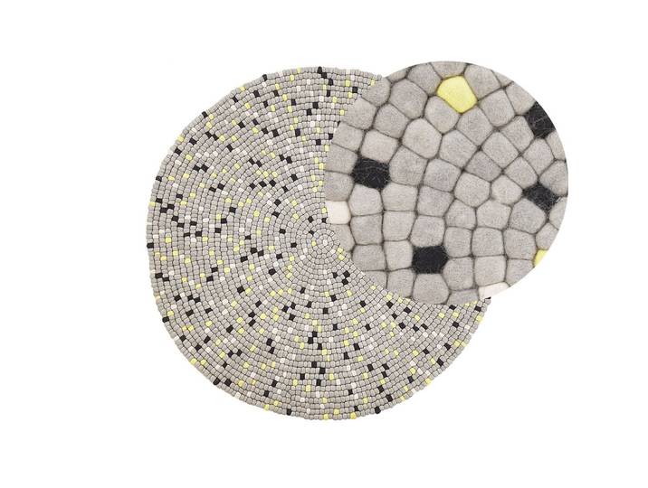 FILZKUGELTEPPICH-PENEK 140/140 cm