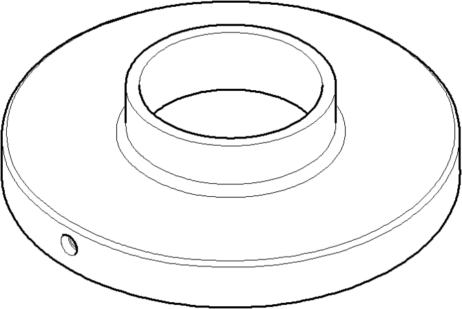 Dornbracht Ros. Thermostat Wannenr. vc 092720016-00 20,5 mm Chrom