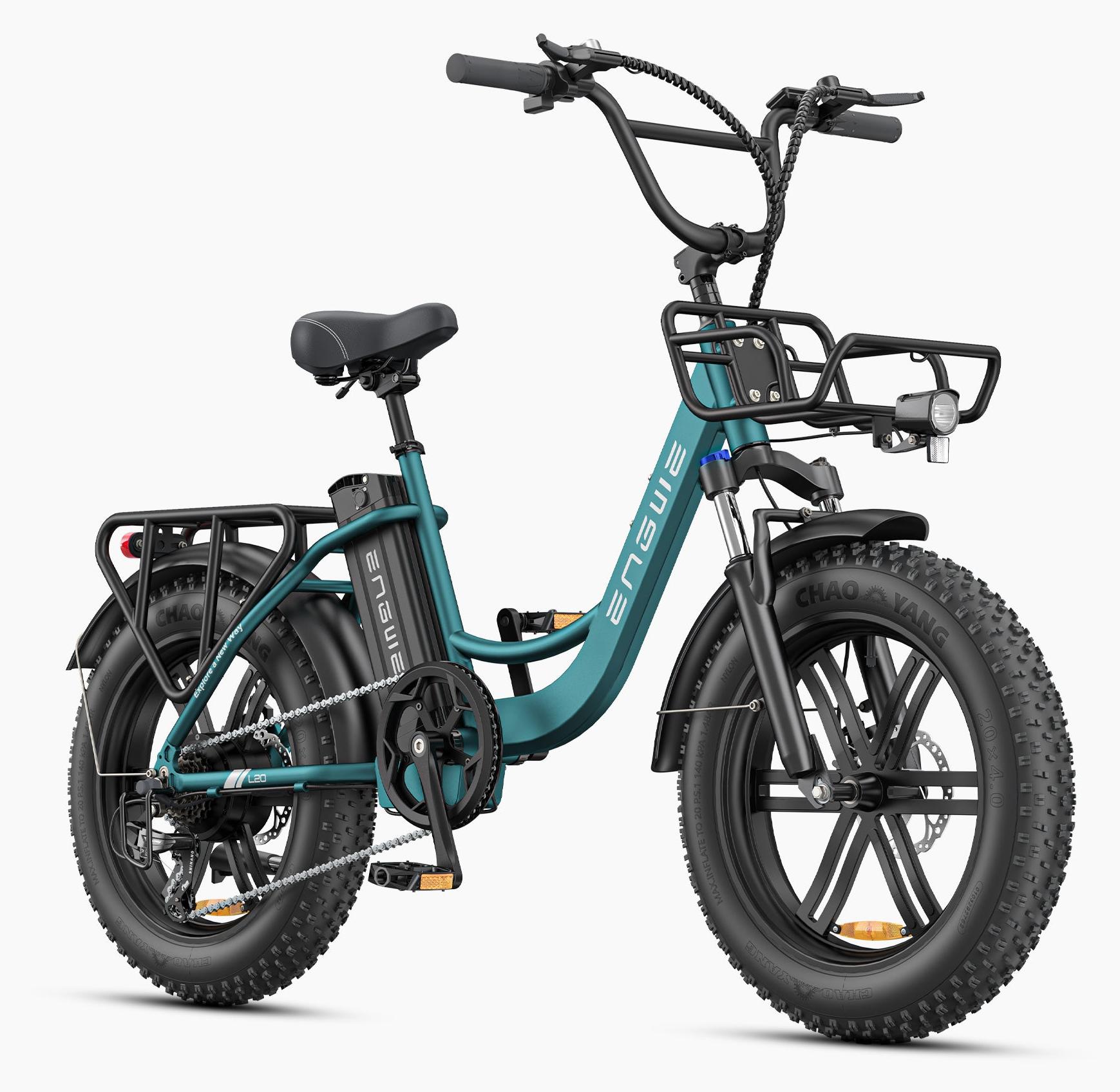 ENGWE L20 Boost E-Bike 20 Zoll, 250 W, 624 Wh Akku, 75 Nm Boost, Grün
