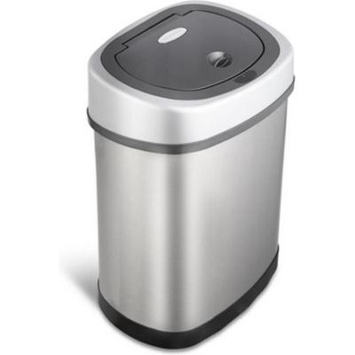 Rijoka Sensor Mülleimer 12L – Edelstahl – Soft Close – Fingerabdruck frei – Modern Design