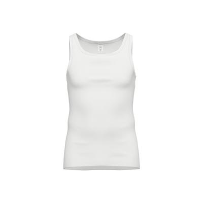 Unterhemd AMMANN "Unterhemd Feinripp Unterhemd 1er Pack", Herren, Gr. XL, N-Gr, weiß, Obermaterial: 100% Baumwolle CO., Unterhemden Unterhemd