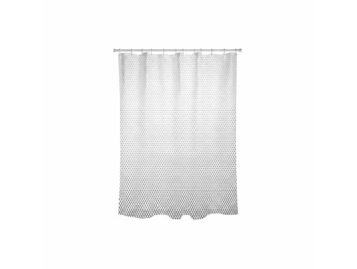 MSV Duschvorhang Croix, Grau, Kunststoff, Graphik, 140x180 cm, Heimtextilien, Badtextilien, Duschvorhänge