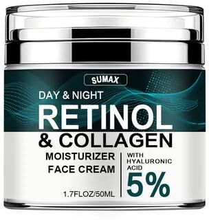 StayWell Face Moisturizer Retinol Cream, Anti Aging Wrinkle Remover With Collagen & Hyaluronic Acid Skin Care Cream Face Moisturizer Retinol Cream, Anti Aging Wrinkle Remover With Collagen & Hyaluronic Acid Skin Care Cream