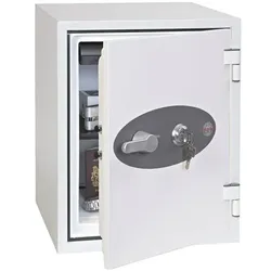 Phoenix Feuerschutztresor »Titan FS1283K« 36 L signalweiß Lieferung ebenerdig grau, 40x51.5x44 cm