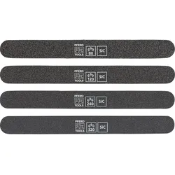 PFERD TOOLS Schleiffeilen-Set 4tlg. SF-R 180x19x5mm SIC 80, 120 , 240, 320 für Feinschliff & Finish - 40110050