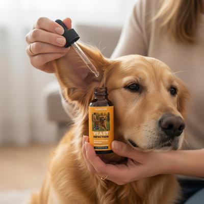 Happy Pet Pantry Dog Ear Cleaner Drops 60ml Pet Ear Infection Relief & Odor Care Solution Dog Ear Cleaner Drops 60ml Pet Ear Infection Relief & Odor Care Solution
