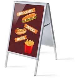 Kundenstopper A1 Komplettset Snacks Niederländisch