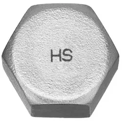 Hermann Schmidt Edelstahl-Kappe 1/2" kantig