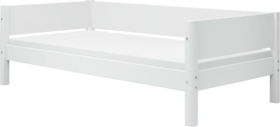 Flexa Banquette-lit en pin massif blanc 90x200cm Blanc 210x67x101cm