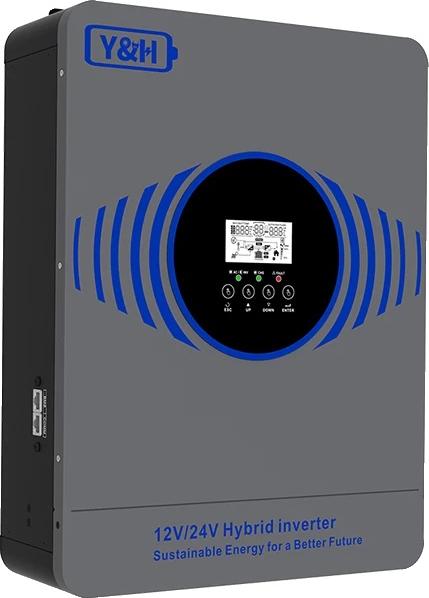 Hybrid-Solarwechselrichter, MPPT-Ladegerät, reine Sinuswelle-Ausgabe, 23KW 42KW-12V 24V, 220-240Vac, PV 55-500Vac