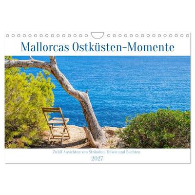 Mallorcas Ostküsten-Momente (Wandkalender 2027 DIN A4 quer), CALVENDO Monatskalender