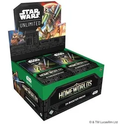 FFG Star Wars: Unlimited – Homeworlds – Booster-Display (24 Booster) (Französisch, Booster Display)