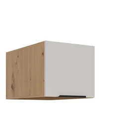 Aufsatzschrank Hochschrank 40 cm Küche SOLANO Kaschmir beige Küchenzeile