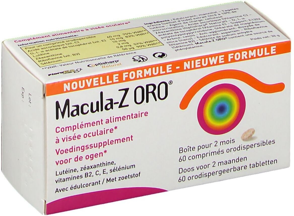 Horus Pharma Macula Z Gold 60 Tablets