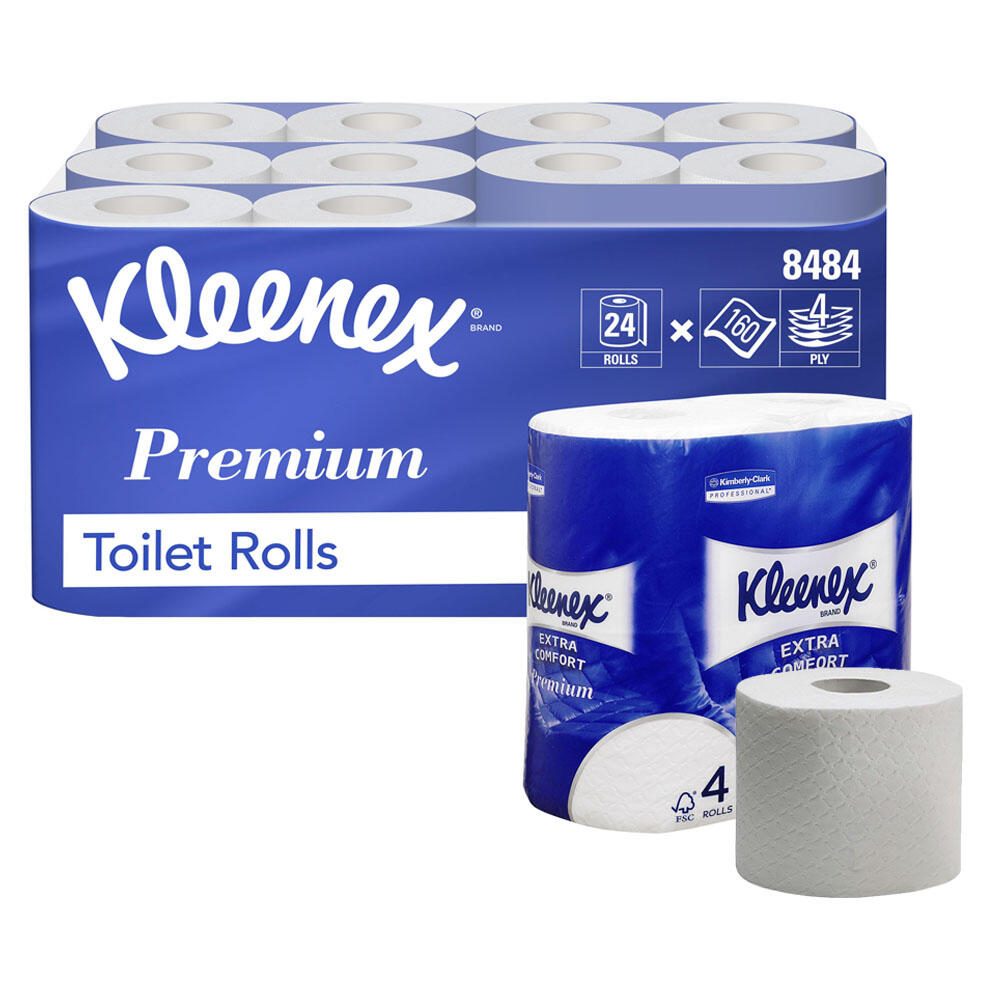Kleenex® Toilettenpapier 4-lagig 8484