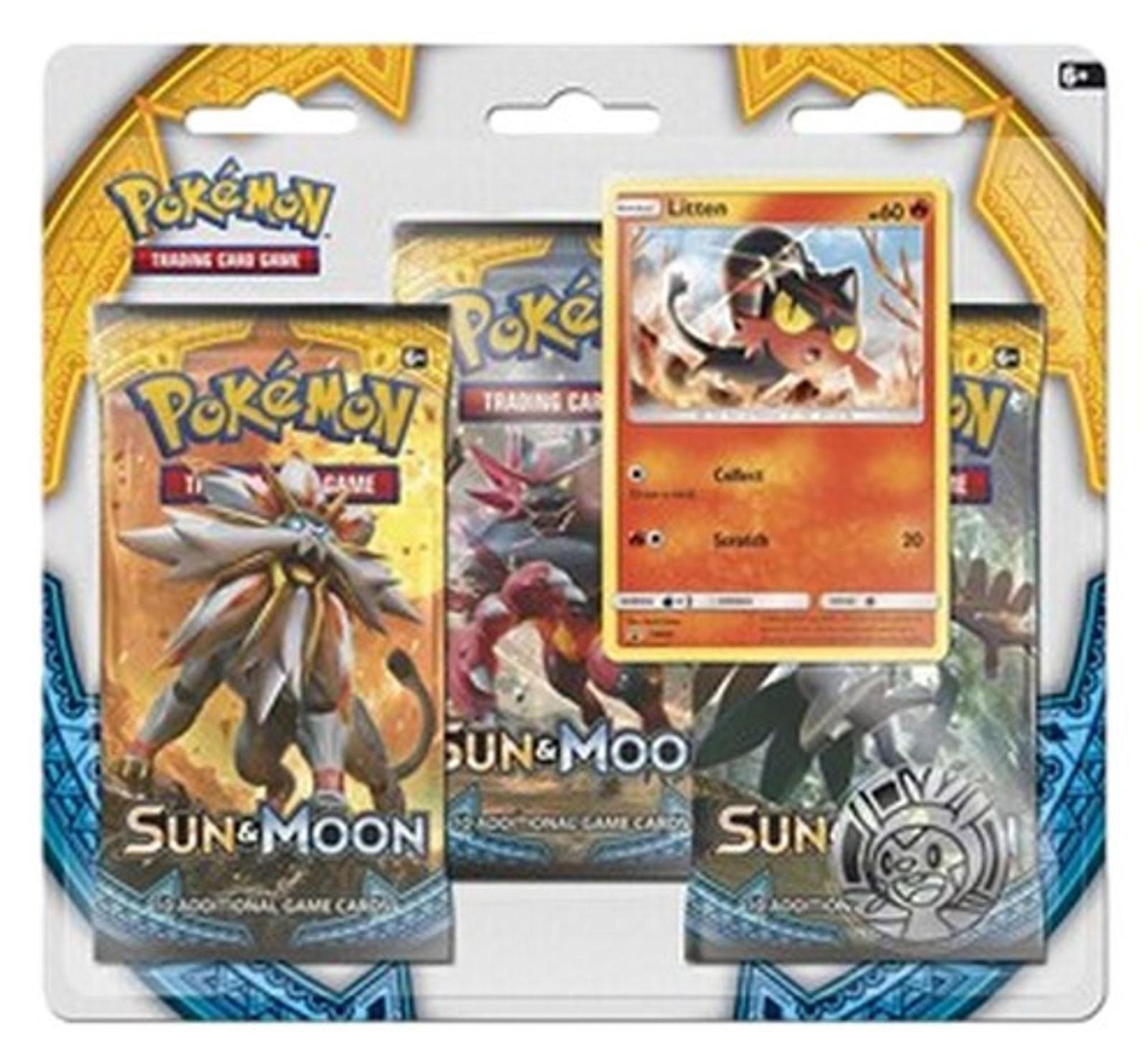 Pokemon Sun & Moon Litten 3-Pack Blister van The Pokemon Company