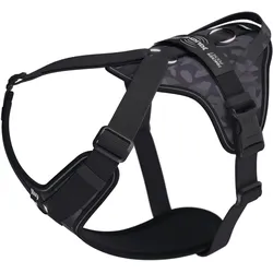 Julius-K9 K9 Longwalk lightsele w/handle+trackerpocket,Night Camo,2XL (XXL, Hund, Spazieren), Halsband + Leine