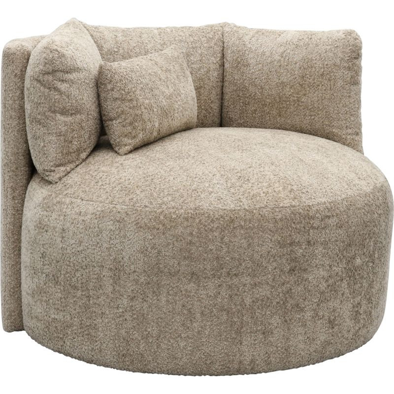 Budget Home Store Zalina Lounge Fauteuil - Modern Shell Design voor Volwassenen