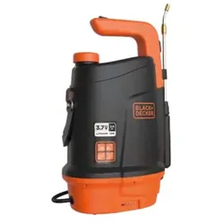 Elektrisches Sprühgerät 5L, Lithium-Akku 3,7 V / 2,6 Ah Gartenspritze für Pflanzen + Teleskop-Lanze Black+Decker