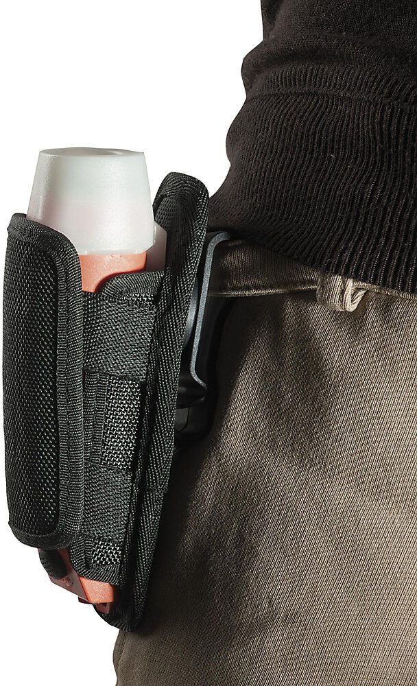 Holster, für Sicherheits-Helmleuchte, mit Reflektionsstreifen kaiserkraft