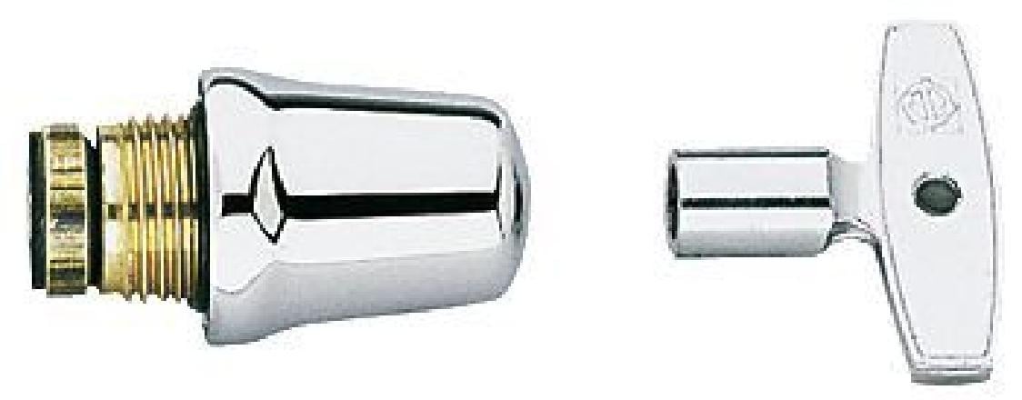 Grohe Atlanta bovenstuk 1/2 inch met sleutel chroom 11148000