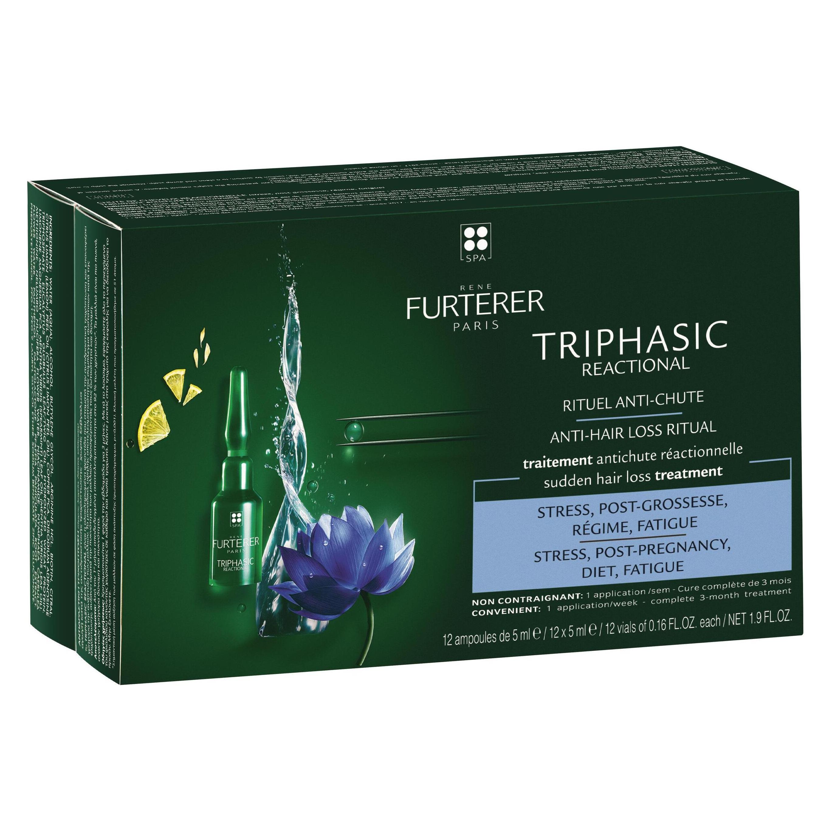 Rene Furterer Triphasic Reactional Kur bei temporärem Haarausfall (60 ml) (100025)