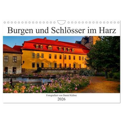 Burgen und Schlösser im Harz (Wandkalender 2026 DIN A4 quer), CALVENDO Monatskalender