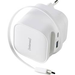 Intenso Intenso Power Adapter W65ACIC GaN white USB Ladegerät 65 W 1x USB-C® Weiß Steckdose 7806522