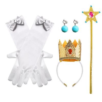 Rosa Pfirsich-Prinzessin Biqi-Schmuckkombination Super-Pfirsich-Pfirsich-Prinzessin-Accessoires für Kinder