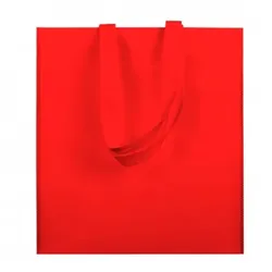 MONOUSO - Vliesstofftasche Langen Griffen Rot 38x42cm (25 Stück)